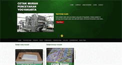 Desktop Screenshot of cetakmurah.dijogja.com